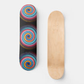 Abstrakt Lollipop Skateboard (Vorderseite)