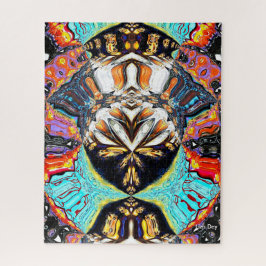 Abstrakt Lotus Jigsaw Puzzle