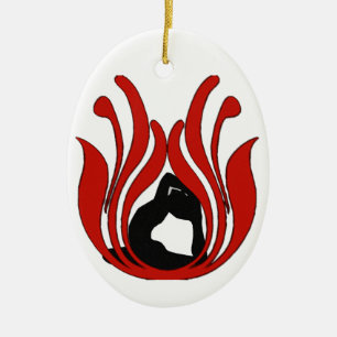 Abstrakt Lotus - Yoga Ornament