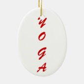 Abstrakt Lotus - Yoga Ornament (Hinten)