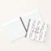 Abstrakt Luxury Geometric Modedesign Notizblock (Innenseite)