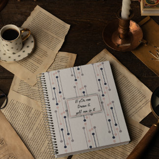 Abstrakt Luxury Geometric Modedesign Notizblock