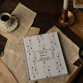 Abstrakt Luxury Geometric Modedesign Notizblock