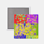 Abstrakt Magnet (Vorderseite/Rückseite)