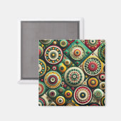 Abstrakt Magnet (Vorderseite/Rückseite)