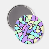 Abstrakt Magnet (Vorderseite/Rückseite)