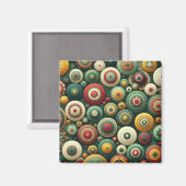 Abstrakt Magnet (Vorderseite/Rückseite)