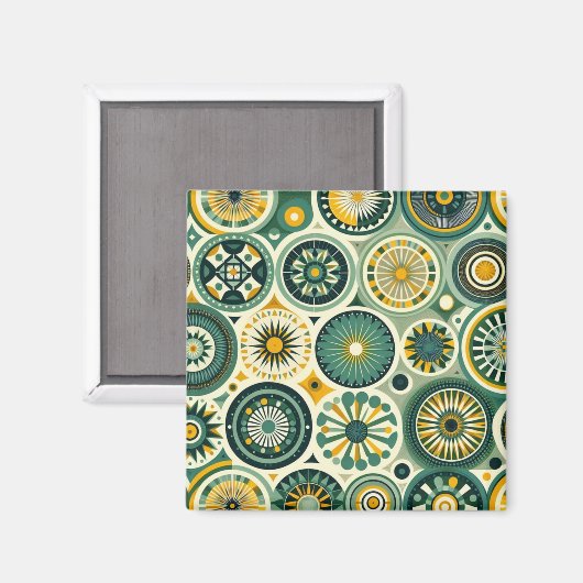 Abstrakt Magnet (Vorderseite/Rückseite)