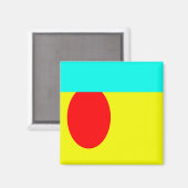 Abstrakt Magnet (Vorderseite/Rückseite)