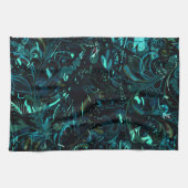 Abstrakt Mandala 3 Geschirrtuch (Horizontal)