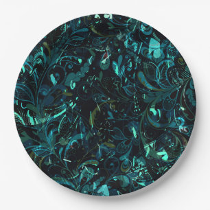 Abstrakt Mandala 3 Pappteller
