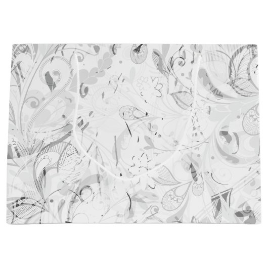 Abstrakt Mandala 4 Große Geschenktüte (Vorderseite)