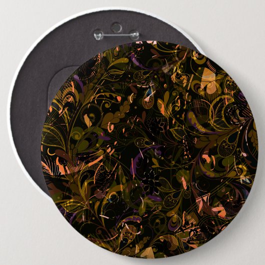 Abstrakt Mandala 5 Button (Vorne & Hinten)