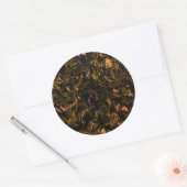 Abstrakt Mandala 5 Runder Aufkleber (Umschlag)