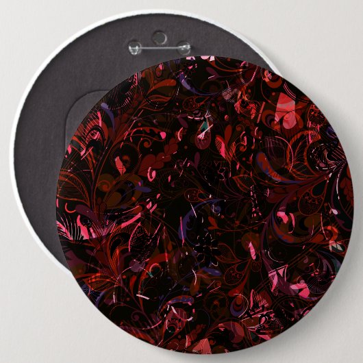Abstrakt Mandala 6 Button (Vorne & Hinten)