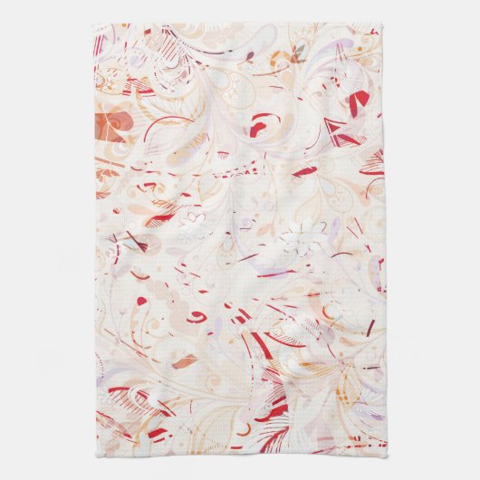 Abstrakt Mandala 7 Geschirrtuch (Vertikal)