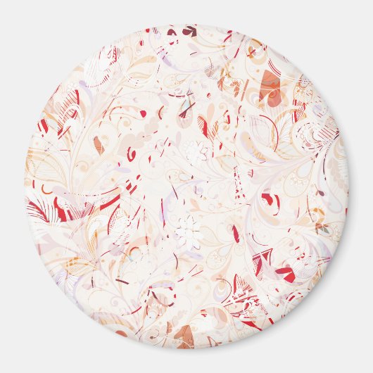 Abstrakt Mandala 7 Magnet (Vorne)