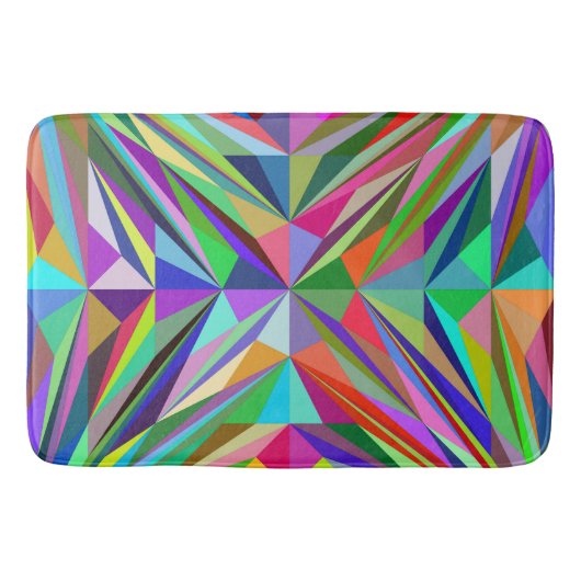 Abstrakt Mandala Badematte (Vorderseite)