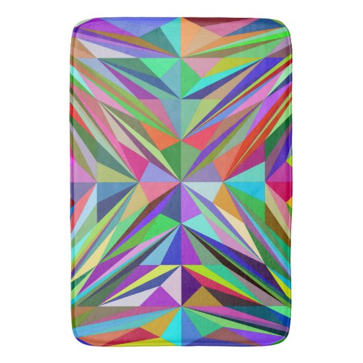 Abstrakt Mandala Badematte (Vorderseite Vertikal)