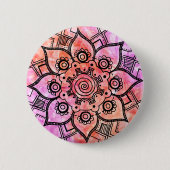 Abstrakt Mandala Button (Vorderseite)