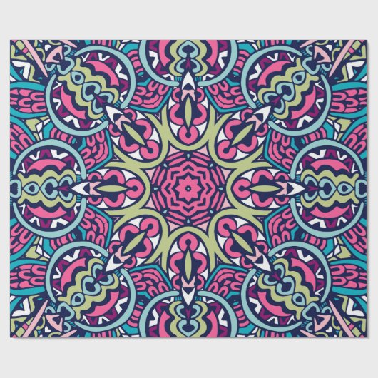 Abstrakt Mandala Custom Gift Ideas #7 Geschenkpapier (Flach)