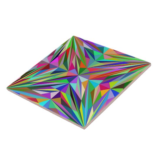 Abstrakt Mandala Fliese (Seite)