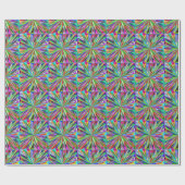 Abstrakt Mandala Geschenkpapier (Flach)