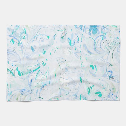 Abstrakt Mandala Geschirrtuch (Horizontal)