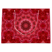 Abstrakt, Mandala, Kaleidoskop Große Geschenktüte (Vorderseite)