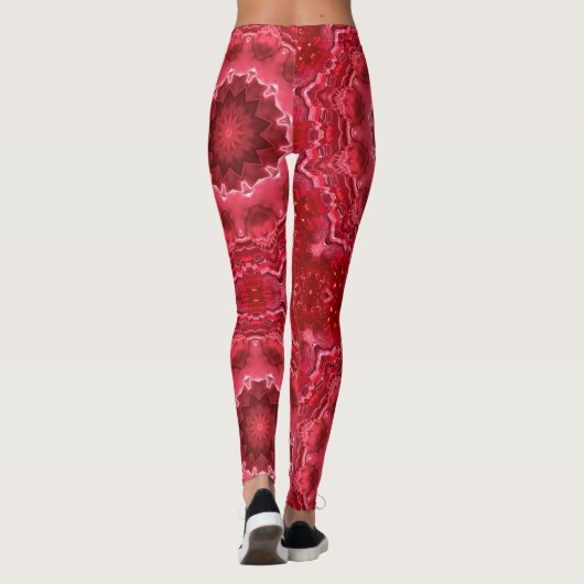 Abstrakt , mandala , Kaleidoskop Leggings (Rückseite)