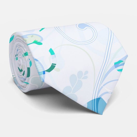 Abstrakt Mandala Krawatte (Gerollt)