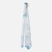 Abstrakt Mandala Krawatte (Rückseite)