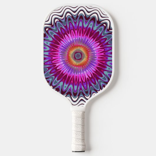 Abstrakt Mandala Pickleball Schläger (Vorderseite)