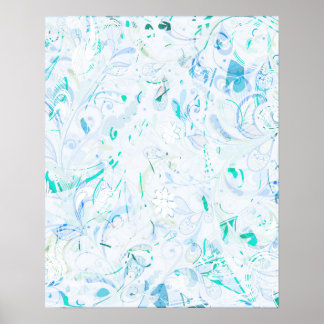 Abstrakt Mandala Poster