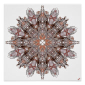 Abstrakt Mandala Poster Nr. 3 (Vorderseite)