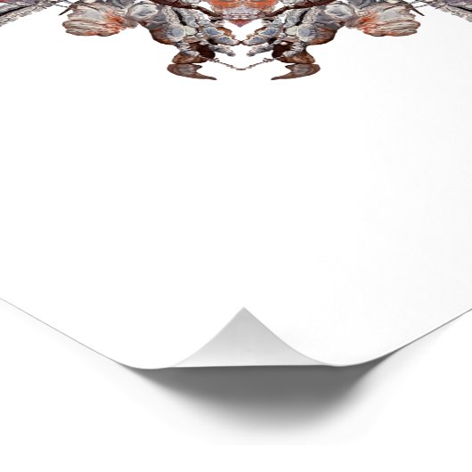 Abstrakt Mandala Poster Nr. 3 (Ecke)