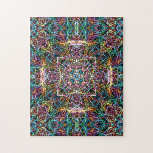 Abstrakt Mandala Puzzle (Vertikal)