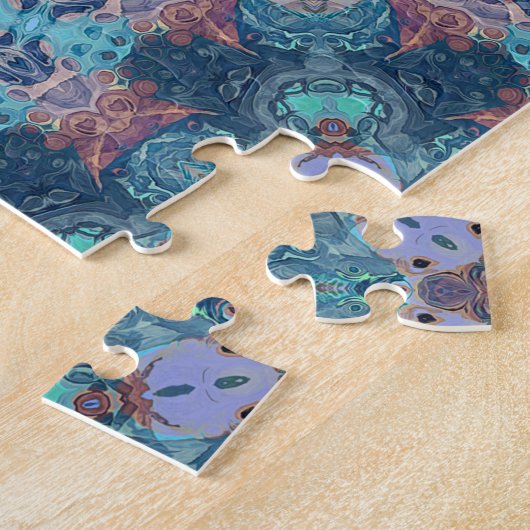 Abstrakt Mandala Puzzle (Seite)