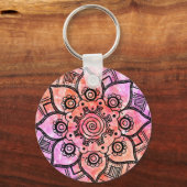 Abstrakt Mandala Schlüsselanhänger (Vorderseite)