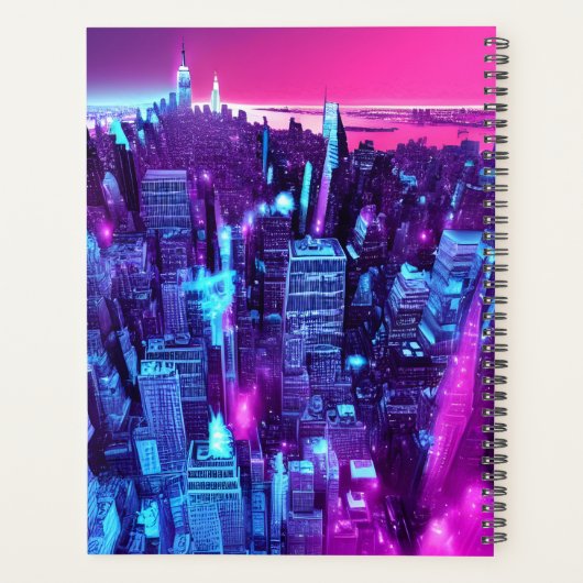 Abstrakt Manhattan Day Planner Planer (Rückseite)
