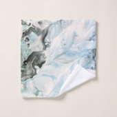 Abstrakt Marble Glam #9 #painting #wall #decor Badhandtuch Set (Waschlappen)