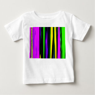 Abstrakt Mardi Gras Streifen Baby T-shirt