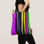 Abstrakt Mardi Gras Streifen Tasche (Von Nahem)