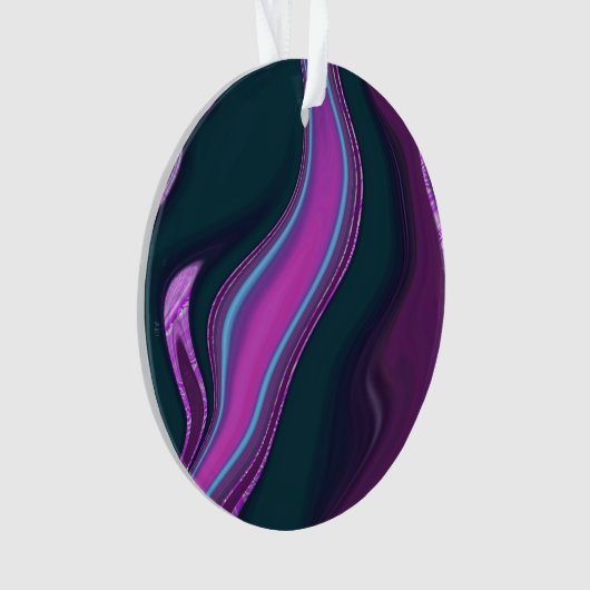 abstrakt marmoriertes Muster Ornament (Vorderseite)
