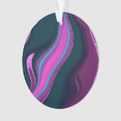 abstrakt marmoriertes Muster Ornament (Vorderseite)