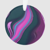 abstrakt marmoriertes Muster Ornament (Vorderseite)