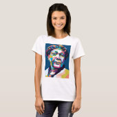 Abstrakt Mary Seacole in WPAP T-Shirt (Vorne ganz)