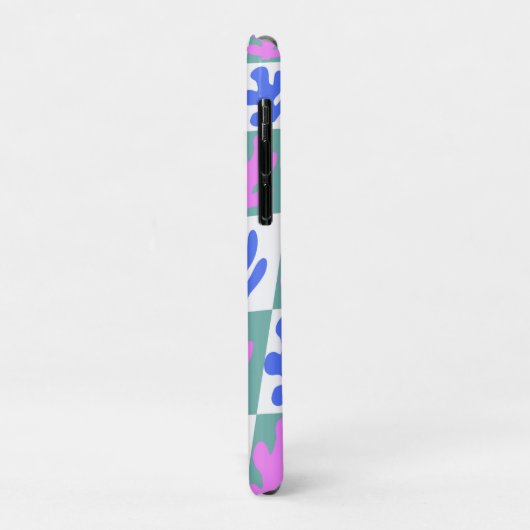 Abstrakt Matisse Inspiriert Leaf-Pflanze überprüft Case-Mate iPhone Hülle (Hinten/Links)