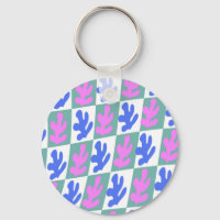 Abstrakt Matisse Inspiriert Leaf-Pflanze überprüft