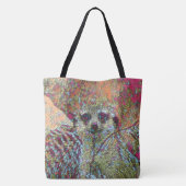Abstrakt Meerkat Tasche (Rückseite)
